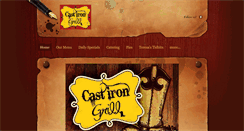 Desktop Screenshot of castirongrilllubbock.com